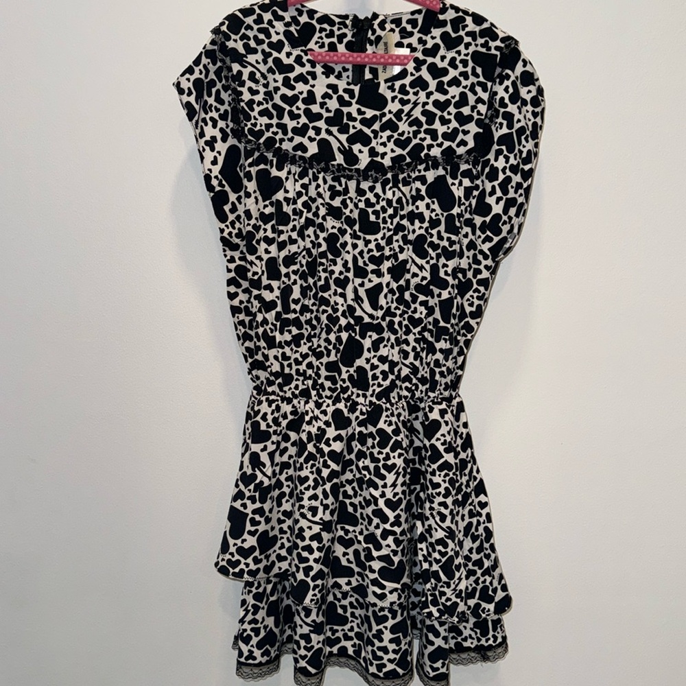Fun Zadig & Voltaire Hear and Guitar print dress! 🎸🖤